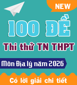 Đề thi thử THPTQG Địa lý 2026